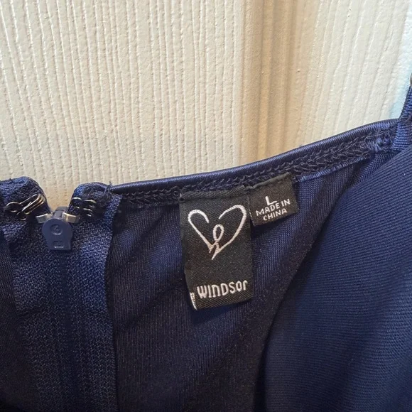 Windsor Midnight Blue Midi Dress - Picture 4 of 6